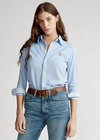 Polo Ralph Lauren Knit Cotton Oxford Shirt In White