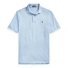 Polo Ralph Lauren Stretch Mesh Classic Fit Polo Shirt In Jamaica Heather Blue