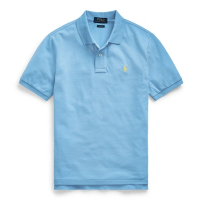 Polo Ralph Lauren Kids' Cotton Mesh Polo Shirt In Blue Lagoon