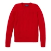 Polo Ralph Lauren Cable-knit Cashmere Sweater In Rl 2000 Red