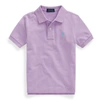 Polo Ralph Lauren Kids' Cotton Mesh Polo Shirt In English Lavender