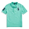 Polo Ralph Lauren Kids' Big Pony Cotton Mesh Polo In Key West Green