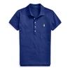 Ralph Lauren Slim Fit Stretch Polo Shirt In Fall Royal