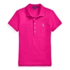 Ralph Lauren Slim Fit Stretch Polo Shirt In Aruba Pink