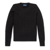 Polo Ralph Lauren Cable-knit Cashmere Sweater In Polo Black