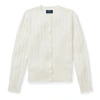 POLO RALPH LAUREN MINI-CABLE COTTON CARDIGAN,0039797345
