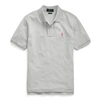 Polo Ralph Lauren Kids' Cotton Mesh Polo Shirt In Light Smoke
