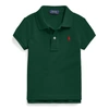 Polo Ralph Lauren Cotton Mesh Polo Shirt In College Green