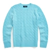 Polo Ralph Lauren Kids' Cable-knit Cashmere Sweater In Hammond Blue