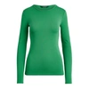 Ralph Lauren Cotton-blend Long-sleeve Top In Hedge Green