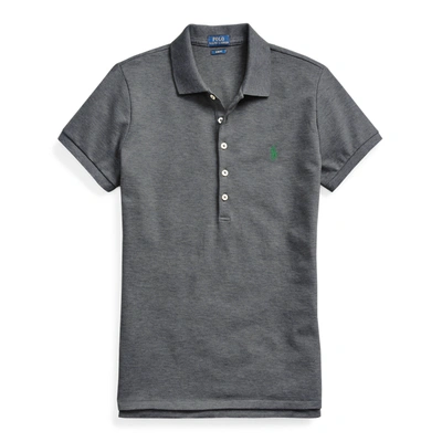 Polo Ralph Lauren Slim Fit Stretch Polo Shirt In Barclay Heather