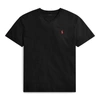 Ralph Lauren Classic Fit Jersey V-neck T-shirt In Rl Black