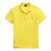 Ralph Lauren Classic Fit Mesh Polo Shirt In Lemon Crush