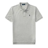 Polo Ralph Lauren Kids' Cotton Mesh Polo Shirt In Grey