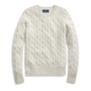 Polo Ralph Lauren Kids' Cable-knit Cashmere Sweater In New Grey Heather