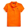 Polo Ralph Lauren Kids' Cotton Mesh Polo Shirt In Sailing Orange