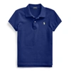 Polo Ralph Lauren Kids' Cotton Mesh Polo Shirt In Fall Royal
