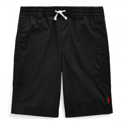 Polo Ralph Lauren Kids' Chino Drawstring Short In Polo Black