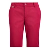 Ralph Lauren Bi-stretch Twill Short In Bright Fuschia