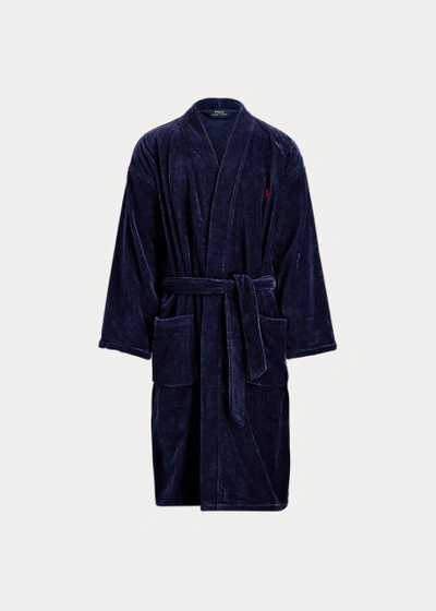 POLO RALPH LAUREN TERRY VELOUR ROBE,0016852493