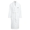 Polo Ralph Lauren Men's Big & Tall Shawl Cotton Robe In White