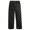 Polo Ralph Lauren Allover Pony Sleep Pant In Black/white