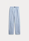Polo Ralph Lauren Striped Cotton Pajama Pant In Andrew Stripe