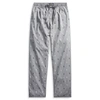 Polo Ralph Lauren Allover Pony Pajama Pant In Museum Grey/polo Black