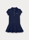 Polo Ralph Lauren Kids' Toddler Girls Polo Dress In Navy