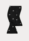 Polo Ralph Lauren Skull-and-bones Silk Bow Tie In Black/white