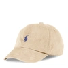 Polo Ralph Lauren Cotton Chino Baseball Cap In Khaki
