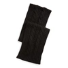 Polo Ralph Lauren Cable-knit Cashmere Scarf In Polo Black