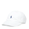 Polo Ralph Lauren Cotton Chino Ball Cap In White