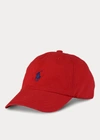 Ralph Lauren Kids' Cotton Chino Baseball Cap In Rl 2000 Red