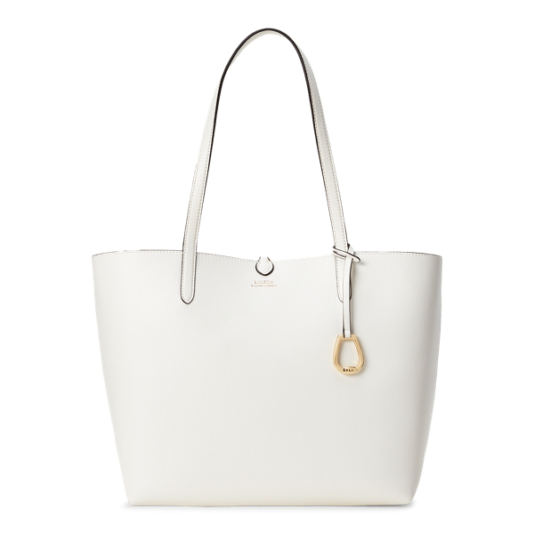 ralph lauren faux leather tote