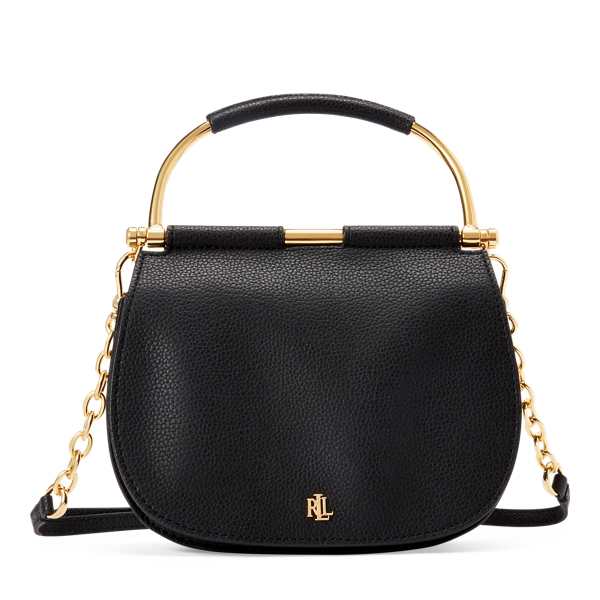 lauren ralph lauren mini leather satchel