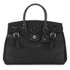 Ralph Lauren Nappa Leather Soft Ricky 33 In Black