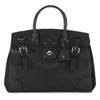 Polo Ralph Lauren Nappa Leather Soft Ricky 33 In Black