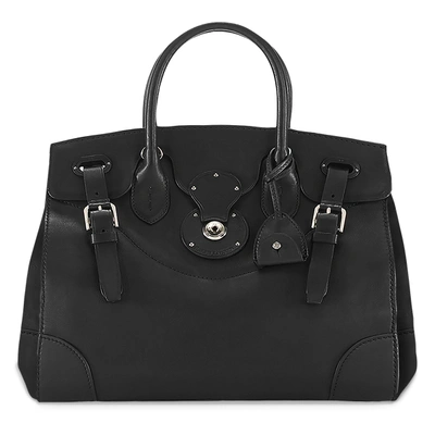 Polo Ralph Lauren Nappa Leather Soft Ricky 33 In Black