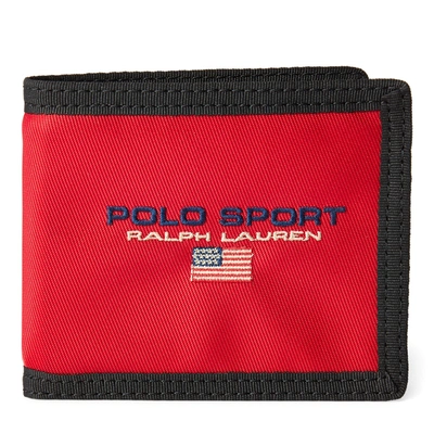 Ralph Lauren Nylon Polo Sport Billfold In Rl2000 Red