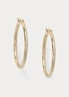 LAUREN RALPH LAUREN GOLD HOOP EARRINGS,0041198631