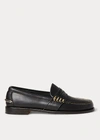 Polo Ralph Lauren Edric Leather Penny Loafer In Black