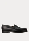 Polo Ralph Lauren Braygan Calfskin Penny Loafer In Black