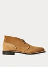 DOUBLE RL ROUGHOUT SUEDE BOOT,0041328261