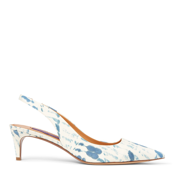 ralph lauren white pumps