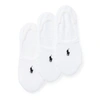 Polo Ralph Lauren Sneaker Liner Sock 3-pack In Ivory