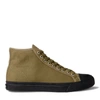 Double Rl Mayport Canvas Sneaker In Canvas Olive