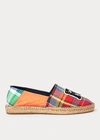 RALPH LAUREN MADRAS PATCH ESPADRILLE,0043046952