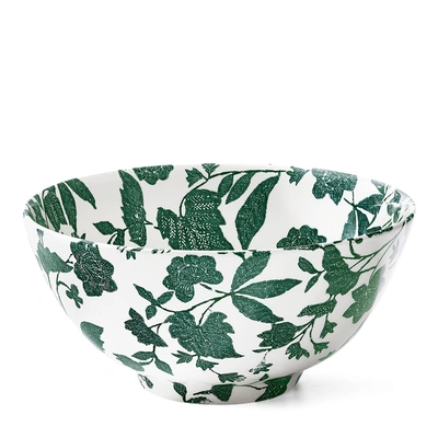 Ralph Lauren Garden Vine Footed Bowl In Green