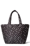 Mz Wallace Medium Metro Quilted Nylon Tote In Starlight